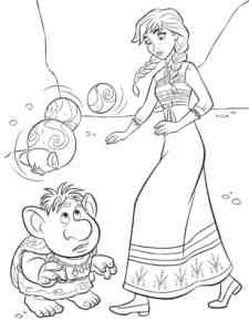 Frozen 35 coloring page