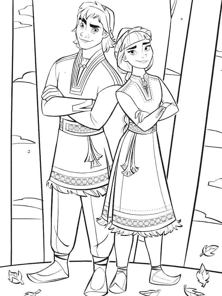 Frozen 36 coloring page