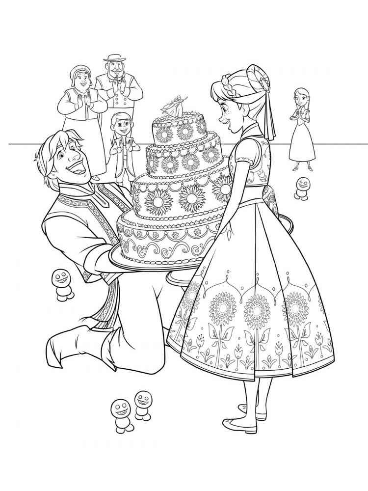 Frozen 37 coloring page