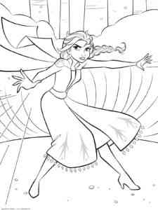 Frozen 4 coloring page