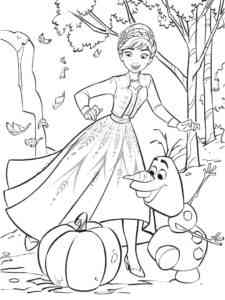 Frozen 40 coloring page
