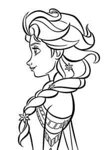 Frozen 45 coloring page