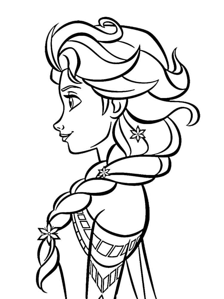 Frozen 45 coloring page