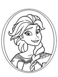 Frozen 46 coloring page
