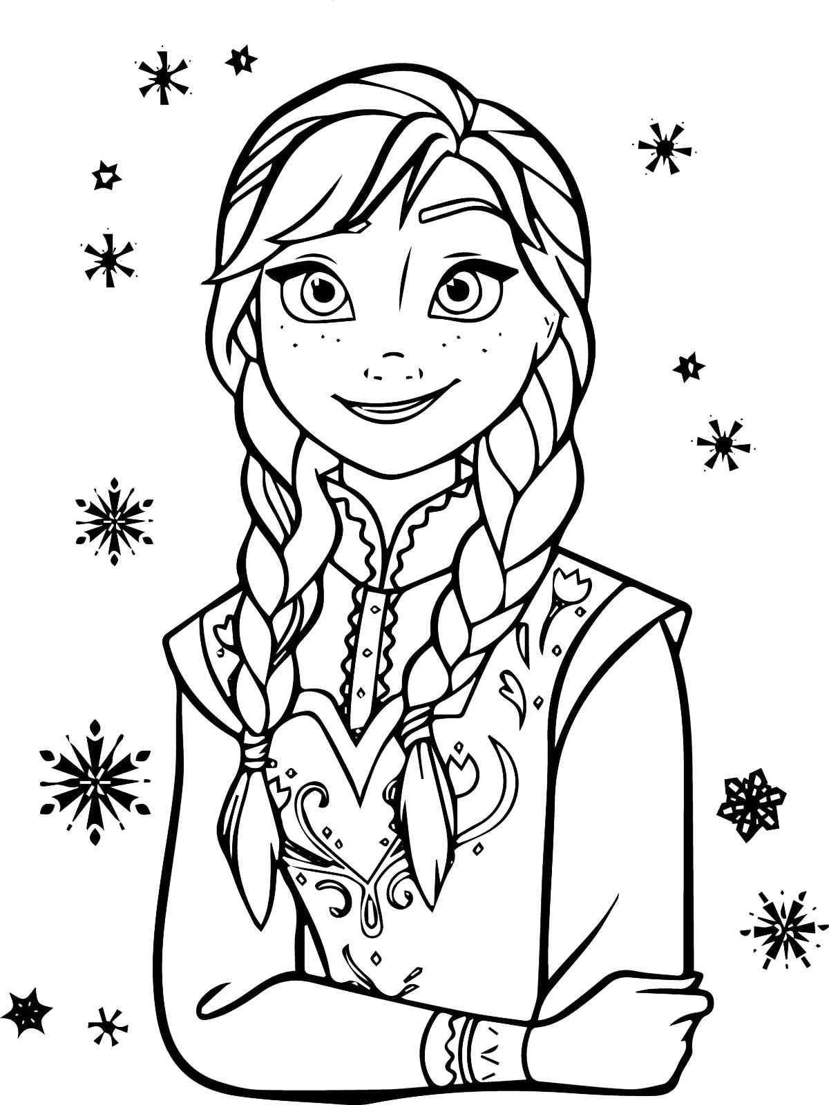 Frozen 47 coloring page