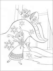 Frozen 54 coloring page