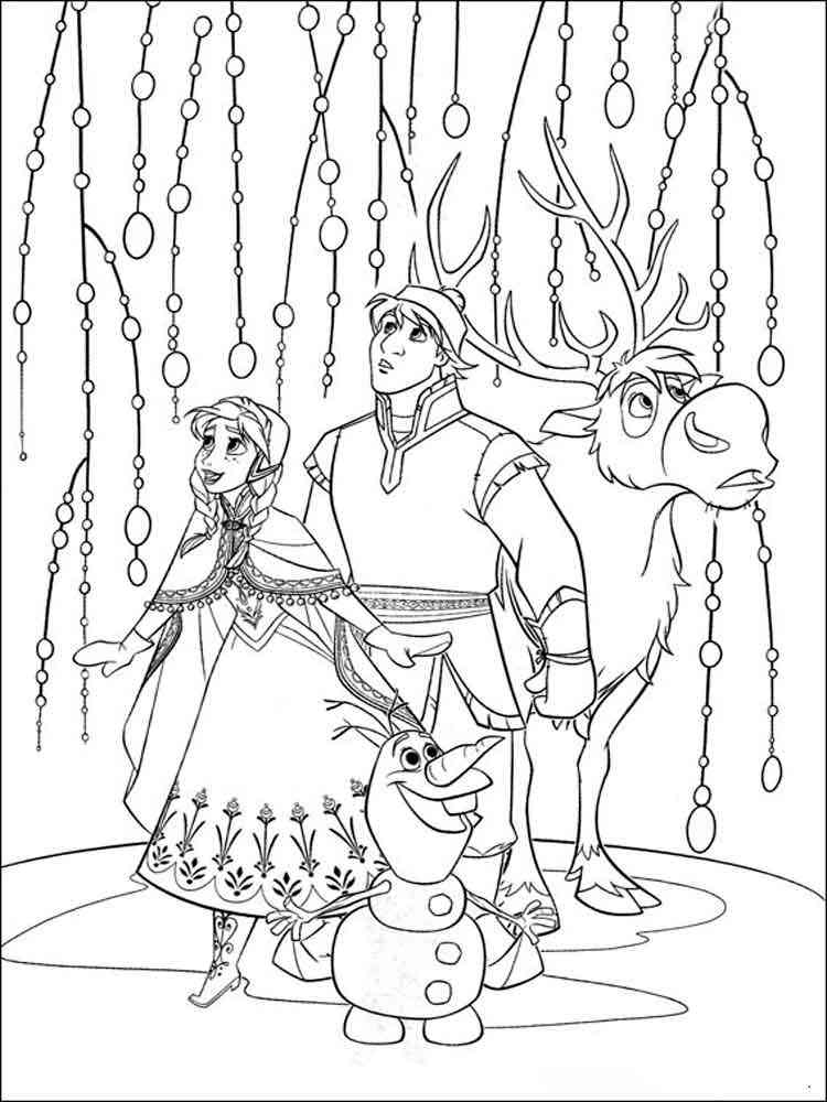 Frozen 58 coloring page