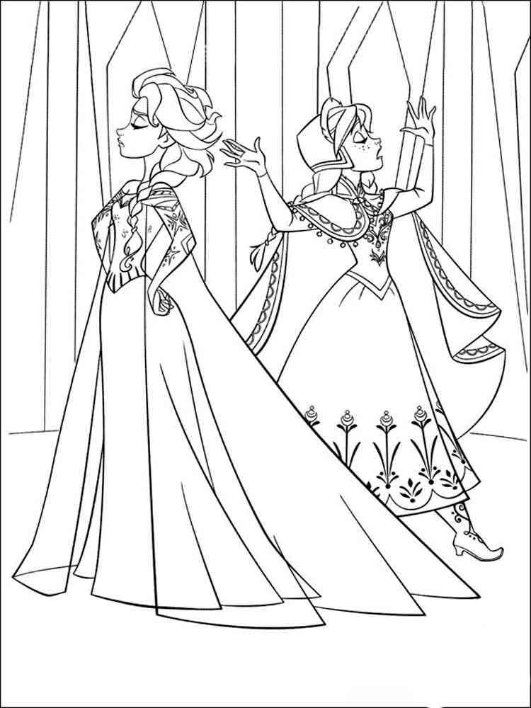 Frozen 59 coloring page