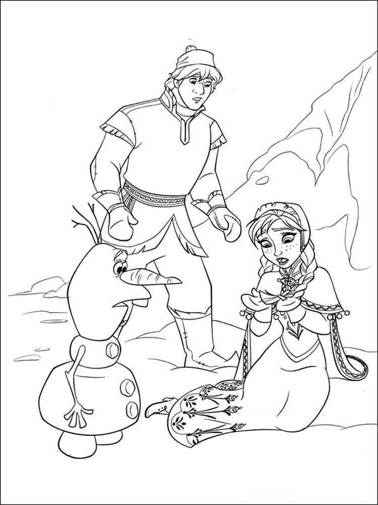 Frozen 62 coloring page