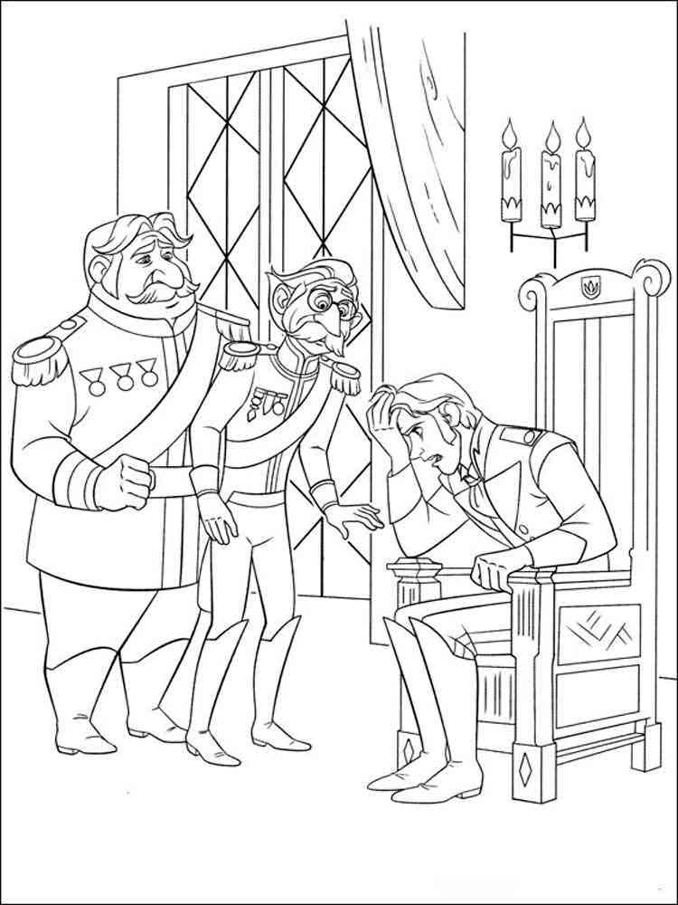 Frozen 65 coloring page