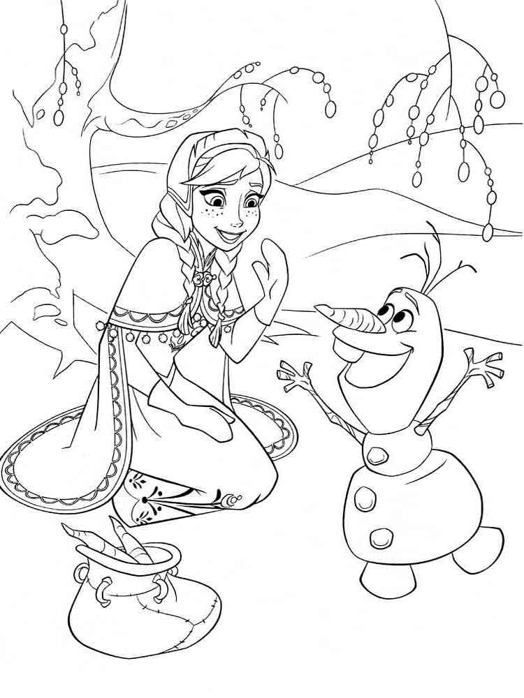 Frozen 68 coloring page