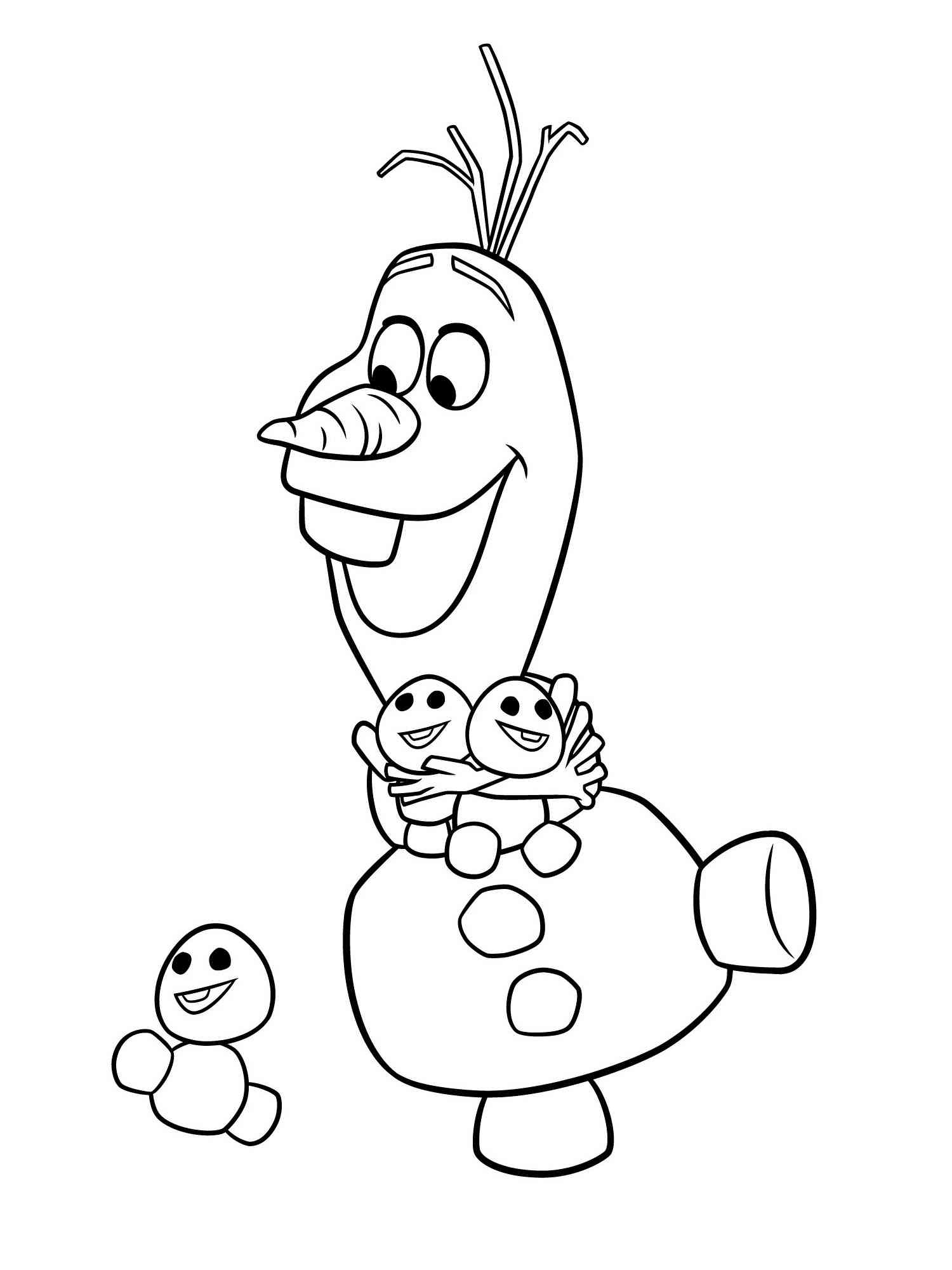 Frozen 7 coloring page