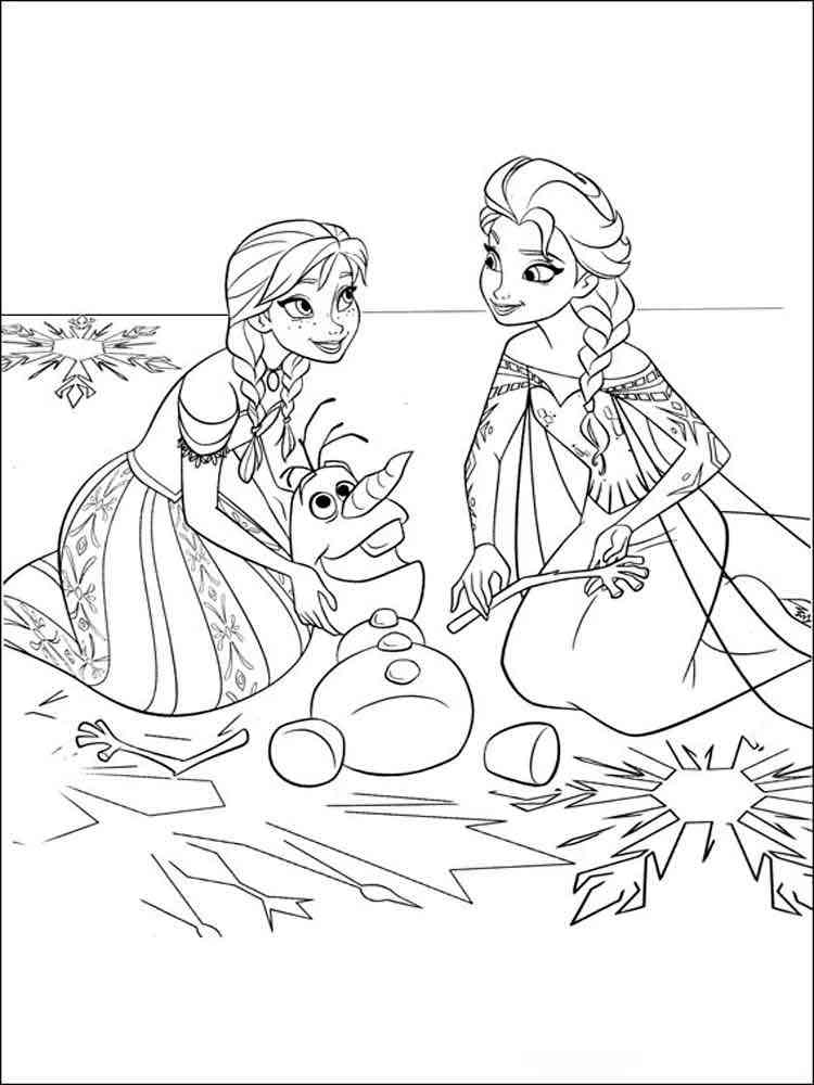 Frozen 73 coloring page