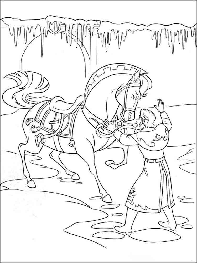 Frozen 74 coloring page