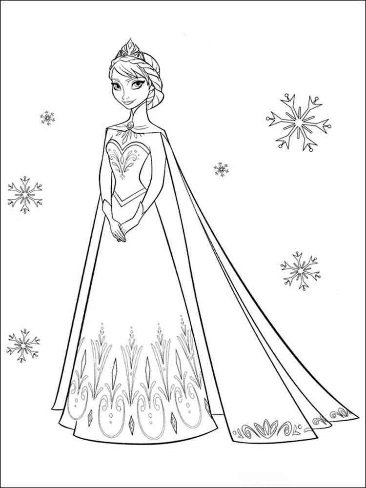 Frozen 76 coloring page