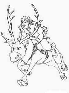 Frozen 80 coloring page