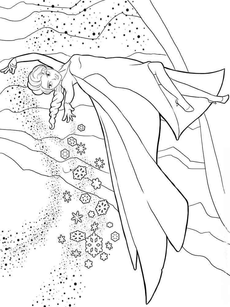 Frozen 82 coloring page