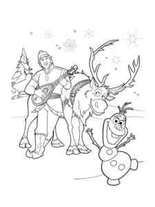 Frozen 84 coloring page