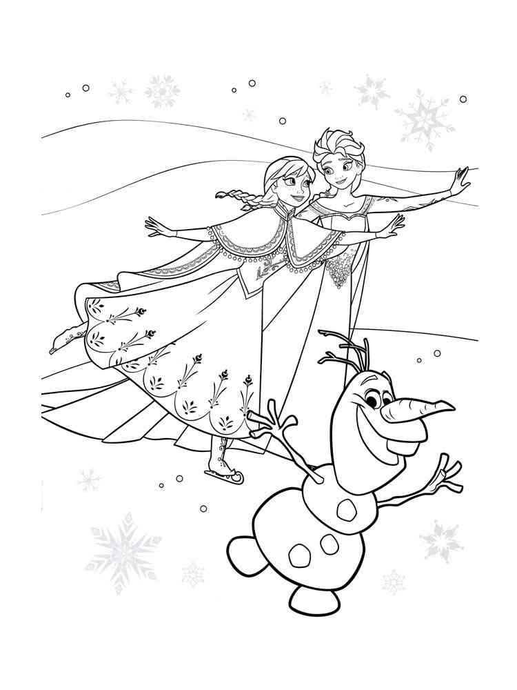 Frozen 85 coloring page