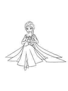 Frozen 87 coloring page