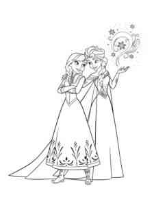 Frozen 89 coloring page