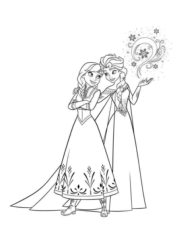 Frozen 89 coloring page