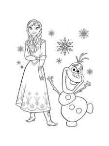 Frozen 92 coloring page