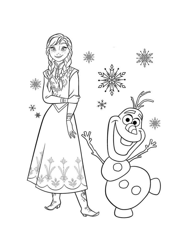 Frozen 92 coloring page