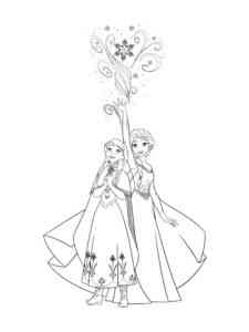 Frozen 96 coloring page