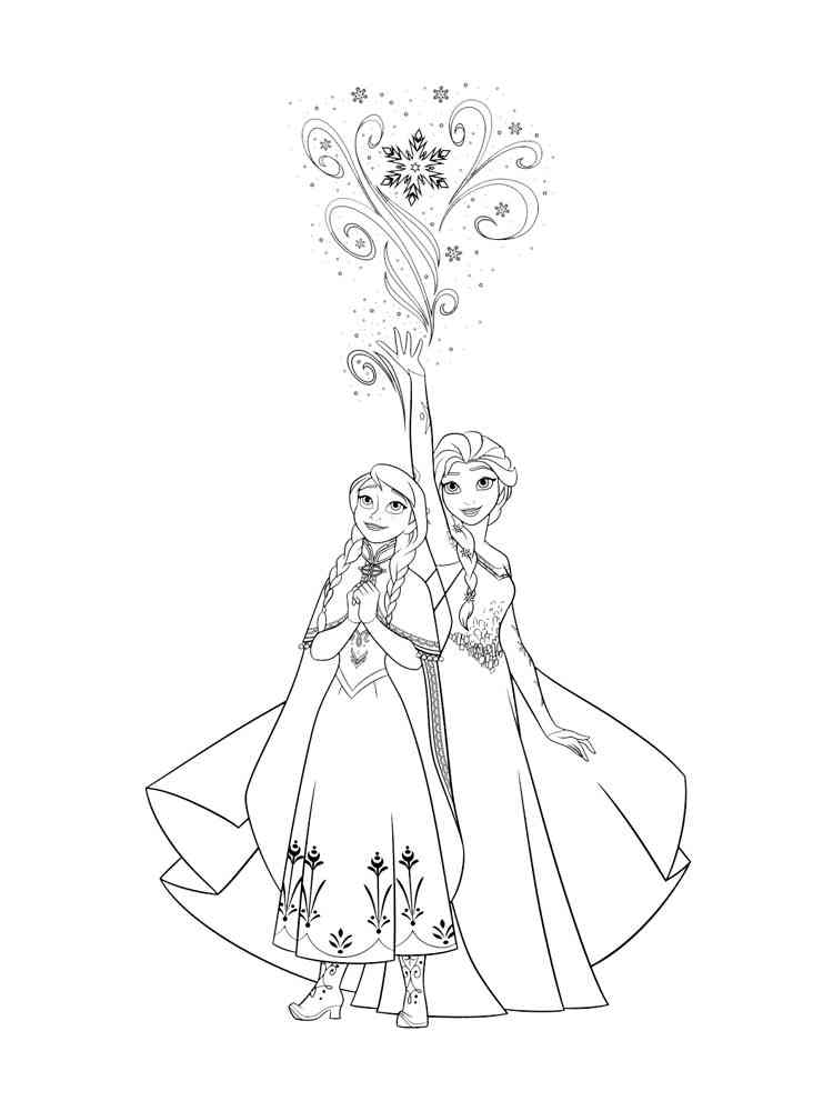 Frozen 96 coloring page