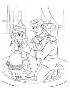 Frozen 99 coloring page