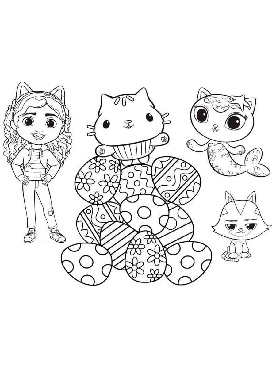 Gabby’s Dollhouse 18 coloring page