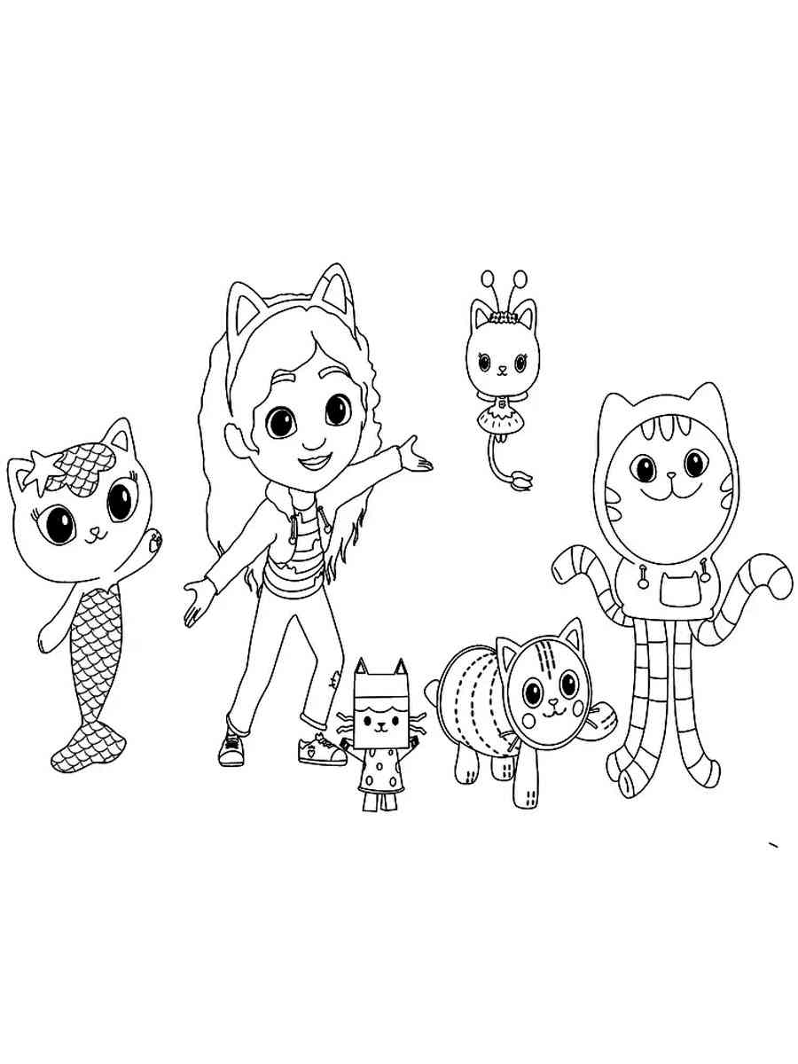 Gabby’s Dollhouse 19 coloring page