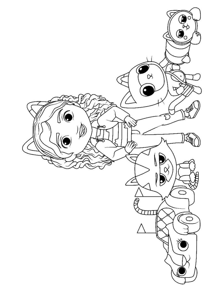 Gabby’s Dollhouse 24 coloring page