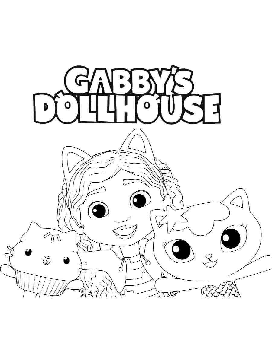 Gabby’s Dollhouse 28 coloring page