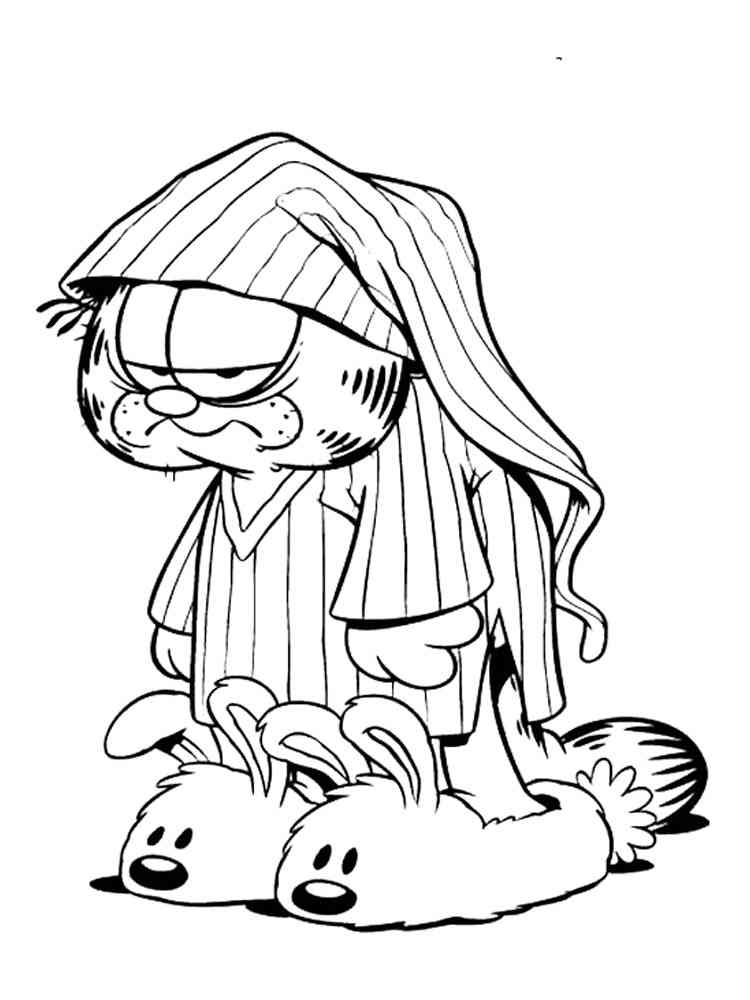 Garfield 1 coloring page
