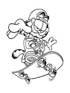 Garfield 12 coloring page