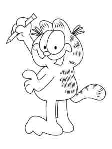 Garfield 17 coloring page