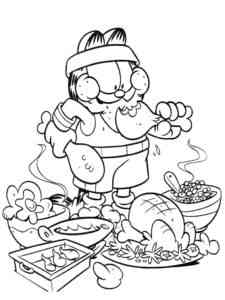 Garfield 19 coloring page