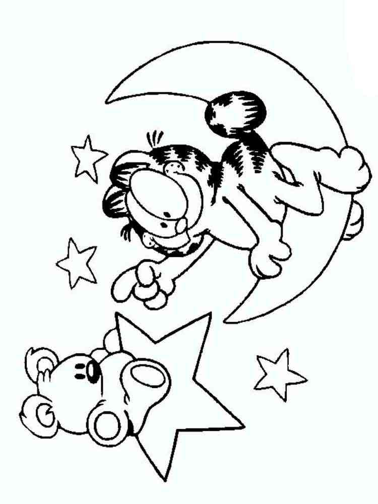 Garfield 28 coloring page