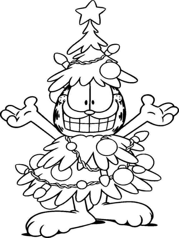 Garfield 29 coloring page