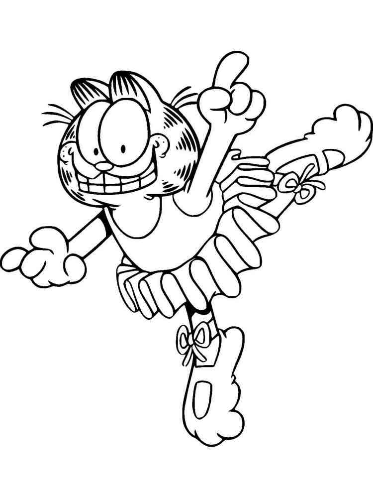 Garfield 31 coloring page