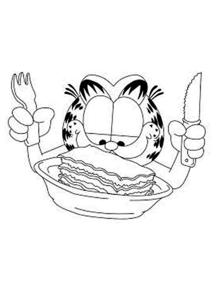 Garfield 36 coloring page