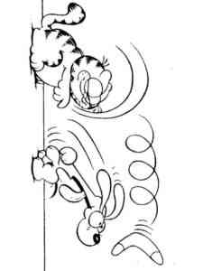Garfield 44 coloring page
