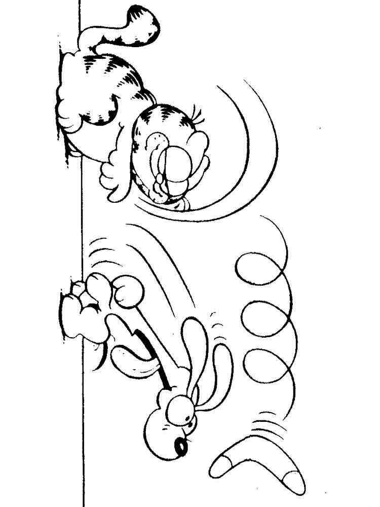 Garfield 44 coloring page