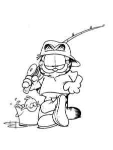 Garfield 48 coloring page