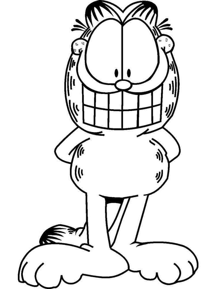 Garfield 50 coloring page