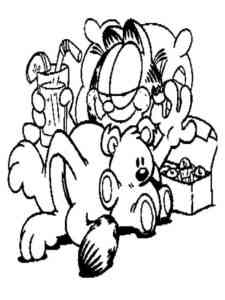 Garfield 51 coloring page