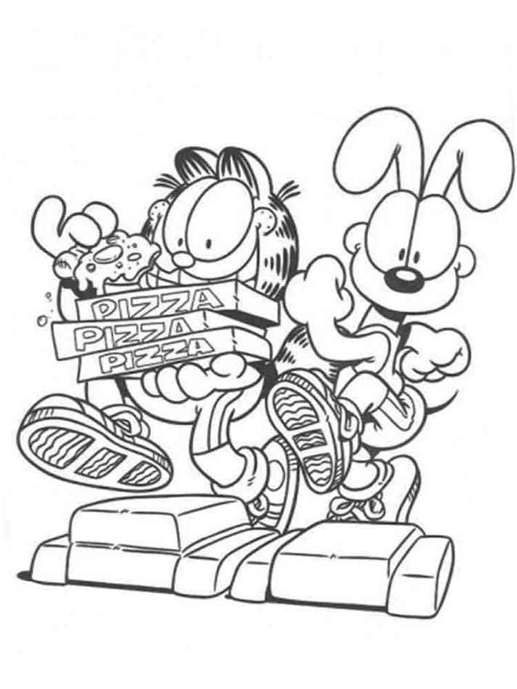Garfield 56 coloring page