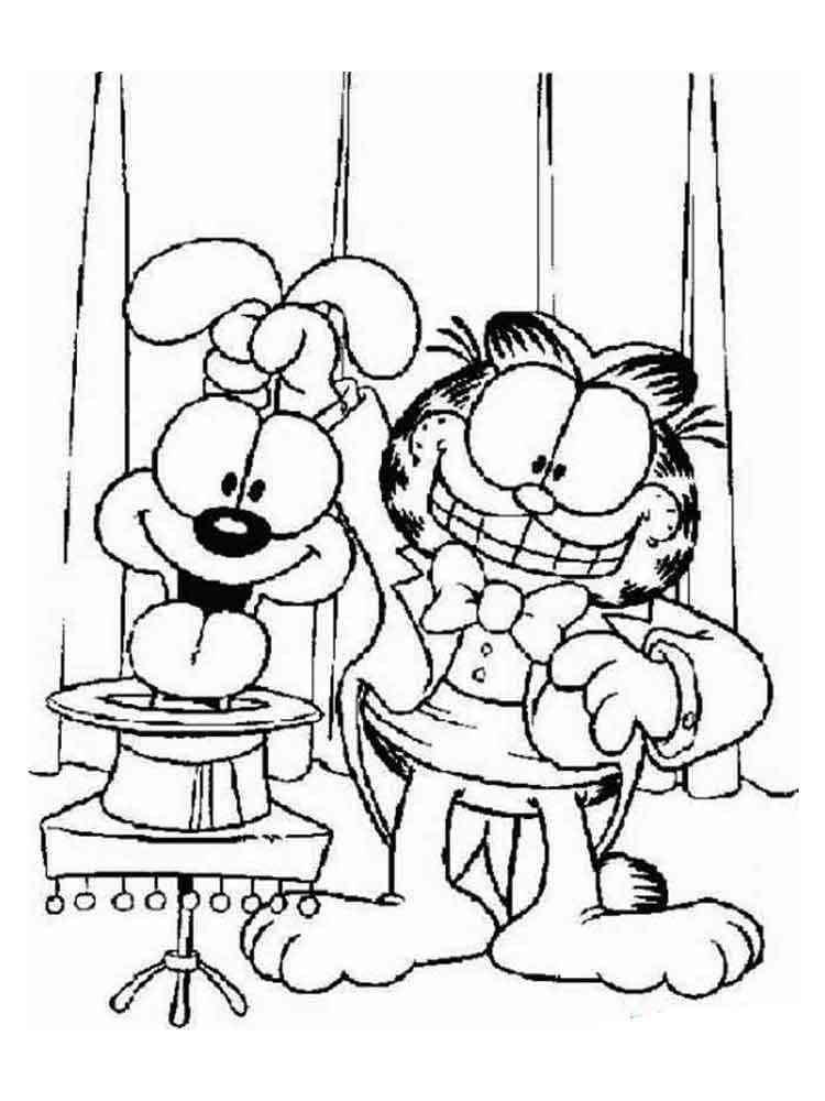 Garfield 57 coloring page